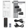 Колонка портативная SVEN PS-655, 50 Вт, TWS, Bluetooth, FM, USB, microSD, LED-дисплей, пульт, черная, SV-020163, 513968