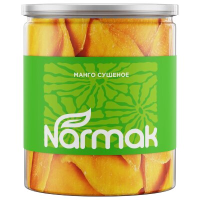 Манго сушеное NARMAK 500 г, БЕЗ САХАРА, 624652