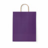 Крафт-пакет бумажный "Dark violet" 26х15х35 см, с кручеными ручками, 80 г/м2, моноцвет, 112405, 50 штук, 701003