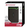 Внешний жесткий диск TRANSCEND StoreJet 25M3S 1TB, 2.5", USB 3.0, серый, TS1TSJ25M3S, 513048