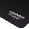 Коврик для мыши SONNEN "BLACK", резина + ткань, 220х180х3 мм, 513309, 513309