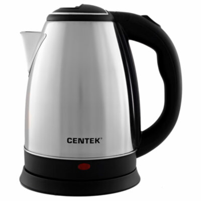 Чайник CENTEK CT-1068, 2 л, 2000 Вт, закрытый нагревательный элемент, сталь, 457624