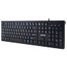 Клавиатура проводная SMARTBUY SLIM 206, USB, 104 клавиши, черная, SBK-206US-K, 514309
