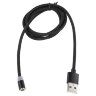 Кабель магнитный для зарядки 3 в 1 USB 2.0-Micro USB/Type-C/Ligtning, 1 м, SONNEN, черный, 513561, 513561