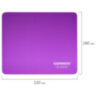 Коврик для мыши SONNEN "PURPLE", резина + ткань, 220х180х3 мм, 513307, 513307