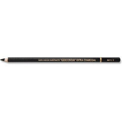 Карандаш угольный KOH-I-NOOR, 1 шт., "Gioconda" EXTRA, черный, B, 8811002003KS, 182185