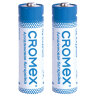 Батарейки алкалиновые "пальчиковые" КОМПЛЕКТ 4 шт., CROMEX (КРОМЕКС) Alkaline, AA (LR6, 15A), спайка, 457132, 457132