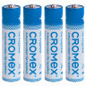 Батарейки алкалиновые "мизинчиковые" КОМПЛЕКТ 4 шт., CROMEX (КРОМЕКС) Alkaline, AAA (LR03, 24А), блистер, 457131, 457131