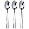 Ложки чайные STANDART, НАБОР 3 шт., на подвесе, нержавеющая сталь, серебристые, WEGLA (ВЕГЛА), 702254, 702254