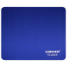 Коврик для мыши SONNEN "BLUE", резина + ткань, 220х180х3 мм, 513308, 513308