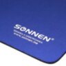 Коврик для мыши SONNEN "BLUE", резина + ткань, 220х180х3 мм, 513308, 513308
