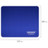 Коврик для мыши SONNEN "BLUE", резина + ткань, 220х180х3 мм, 513308, 513308