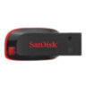 Флеш-диск 16 GB, SANDISK Cruzer Blade, USB 2.0, черный, SDCZ50-016G-B35, 511579