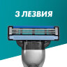 Сменные кассеты для бритья 8 шт., GILLETTE (Жиллет) "Mach3", для мужчин, 602834