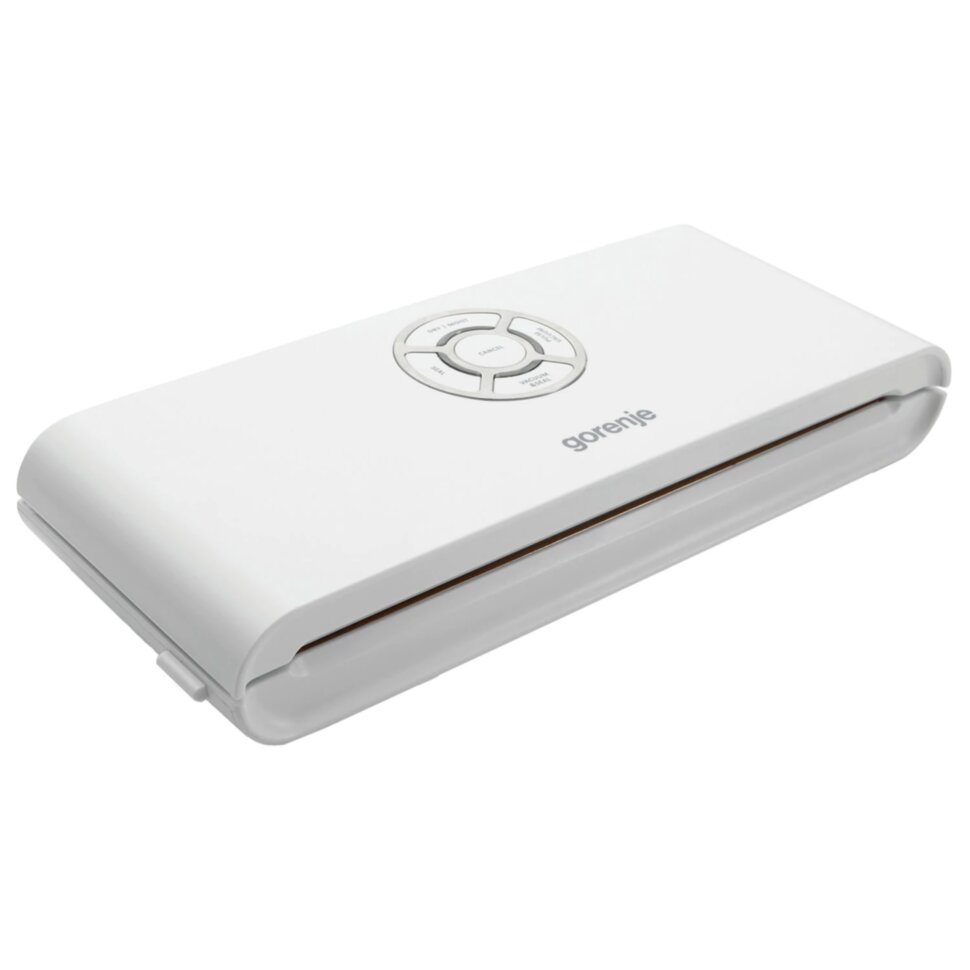 Вакууматор/вакуумный упаковщик GORENJE VS120W, 120 Вт, 2 режима, ширина пакета до 30 см, белый, 457653