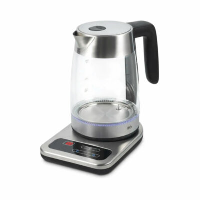 Чайник BQ (БИ-КЬЮ) KT1736G, 1,8 л, 2200 Вт, закрытый нагревательный элемент, ТЕРМОРЕГУЛЯТОР, стекло, 86190523, 457557