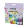 Фломастеры с блестками FUNSTER (ФАНСТЕР) "GLITTER" 12 цветов, ударопрочный наконечник, 152629, 152629