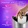 Урна настольная 1,2 литра для мусора с качающейся крышкой, d 12х16,5 см, нержавеющая сталь, LAIMA, 601618, 601618