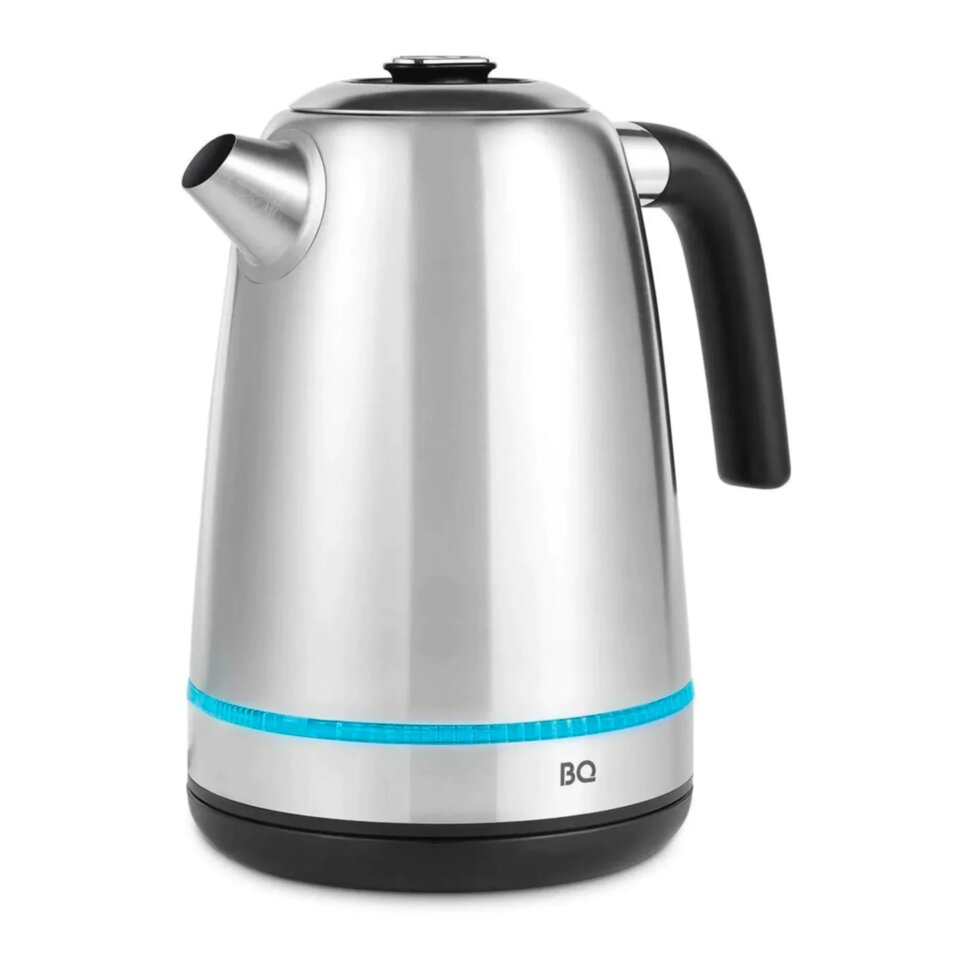 Чайник BQ (БИ-КЬЮ) KT1725SW, 1,7 л, 2200 Вт, закрытый нагревательный элемент, нержавеющая сталь, 86189558, 457556
