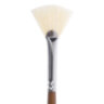 Кисть художественная профессиональная BRAUBERG ART CLASSIC, щетина, веерная, № 4, длинная ручка, 200743, 5 штук, 200743