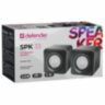 Колонки компьютерные DEFENDER SPK-33, 2.0, 5 Вт, 3,5 мм джек, пластик, черные, 65633, 513814