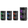 Колонка портативная DEFENDER Rage, 2.0, 50 Вт, Bluetooth, FM-тюнер, microSD, чёрная, 65109, 513678