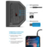 Колонка портативная DEFENDER Rage, 2.0, 50 Вт, Bluetooth, FM-тюнер, microSD, чёрная, 65109, 513678