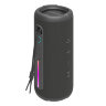 Колонка портативная KAIGO (КАЙГО) BT30T, 30 Вт, Bluetooth, USB, Micro SD, AUX, RGB, TWS, IPX7, черная, 514226, 514226