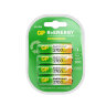 Батарейки аккумуляторные GP ReEnergy Ni-Mh пальчиковые КОМПЛЕКТ 4 шт., АА (HR6), 2600mAh, 270AAHCRGY, 270AAHCRGY-2CRC, 458465