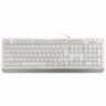 Клавиатура проводная A4TECH Fstyler FK10, USB, 104 кнопки, белая, 1147536, 513919