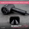 Фен SCARLETT SC-HD70I37, 1900 Вт, 2 скорости, 3 температурных режима, ионизация, черный, 457204