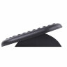 Подставка для ног BRAUBERG офисная, 45х33 см, регулируемый угол наклона, рифленая, черная, 531495, 531495