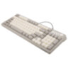 Клавиатура проводная USB, 102+98 клавиш, LED-подсветка, SONNEN K620, слоновая кость / серая, 513950, 513950