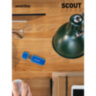 Флеш-диск 32 GB SMARTBUY Scout USB 2.0, синий, SB032GB2SCB, 513767