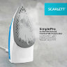 Утюг SCARLETT SC-SI30P17, 2200 Вт, антипригарное покрытие, антинакипь, самоочистка, белый/синий, 457202