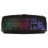 Клавиатура проводная игровая SONNEN Q9M, USB, 114 клавиш, РАДУЖНАЯ LED-подсветка, черная, 513511, 513511