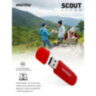 Флеш-диск 32 GB SMARTBUY Scout USB 2.0, красный, SB032GB2SCR, 513768