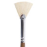 Кисть художественная профессиональная BRAUBERG ART CLASSIC, щетина, веерная, № 8, длинная ручка, 200745, 200745