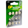 Батарейки НАБОР 12 шт. (А76 – 4 шт., 177 – 4 шт., 189 – 2 шт., 192 – 2 шт.), GP Alkaline, блистер, ACM02F-2CR12, 457766