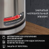 Чайник SONNEN KT-1740, 1,7 л, 2200 Вт, закрытый нагревательный элемент, терморегулятор, нержавеющая сталь, 453421, 453421