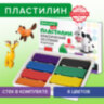 Пластилин классический BRAUBERG KIDS, 8 цветов, 160 г, со стеком, 106501, 106501