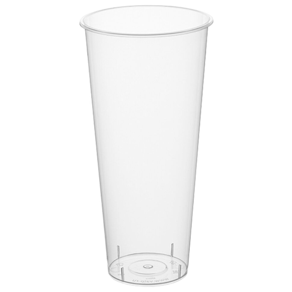 Стакан одноразовый 650 мл, пластиковый, матовый, Bubble Cup, СВЕРХПЛОТНЫЙ, ВЗЛП, 1022П, 200 штук, 609247