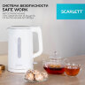 Чайник SCARLETT SC-EK21S31, 1,5 л, 2200 Вт, закрытый нагревательный элемент, двойные стенки, белый, 457209
