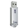 Флеш-диск 8 GB, SMARTBUY V-Cut, USB 2.0, металлический корпус, серебристый, SB8GBVC-S, 512183