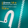 Фен для волос настенный SONNEN HD-1288, 1200 Вт, пластиковый корпус, 2 скорости, белый, 604196, 604196