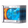 Диск CD-R MIREX, 700 Мб, 48x, Slim Case, КОМПЛЕКТ 5 шт., UL120051A8F, 514020