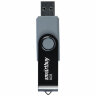 Флеш-диск 8 GB SMARTBUY Twist USB 2.0, черный, SB008GB2TWK, 513905