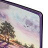Блокнот А5 (143x210 мм), BRAUBERG VISTA "Violet", под кожу, гибкий, 80 л., 112074, 112074