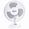 Вентилятор настольный SONNEN FT23-B6, d=23 см, 25 Вт, на подставке, 2 скоростных режима, белый/серый, 451038, 451038