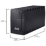Источник бесперебойного питания POWERCOM Raptor RPT-600A EURO, 600 VA (360W), 3 евророзетки, 657704, 354890